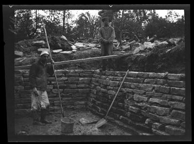 Civilian Conservation Corps digging waterhole, Almond, N.Y.