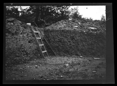 Civilian Conservation Corps digging waterhole, Almond, N.Y.