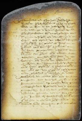 Petition of Cornelis van Gesel for restitution of the Jacob Alrich's books and papers