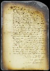 Petition of Govert Loockermans for payment of a claim against the estate of Matthys Ganderhuysen