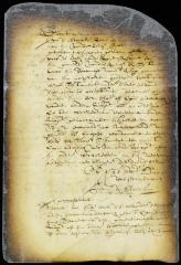 Petition of Jean de Baralle that Alexander d'Hinoyossa be ordered to deliver him a copy of his late father's will