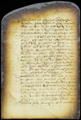 Petition of Cornelis van Gesel for restitution of the Jacob Alrich's books and papers
