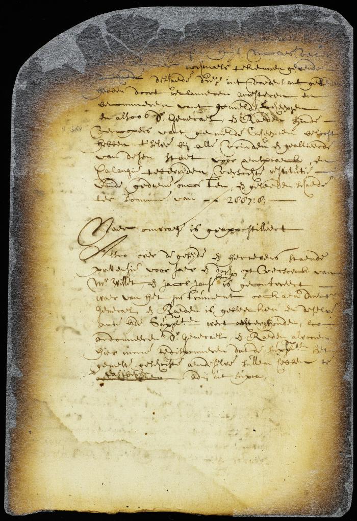Order on a petition of Thomas Willett and others for reimbursement of the purchase-money of the ship Farewell