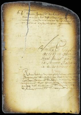 Petition of minister and elder of the church at Midwout (Flatbush) to money to help pay for the church