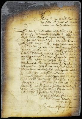 Petition of Johannes Provoost for payment of expenses incurred in voyages up and down the river on public business