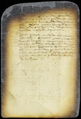 Order to Jacques Corteljou to render a correct account of his administration of the affairs of Cornelis van Werckhoven
