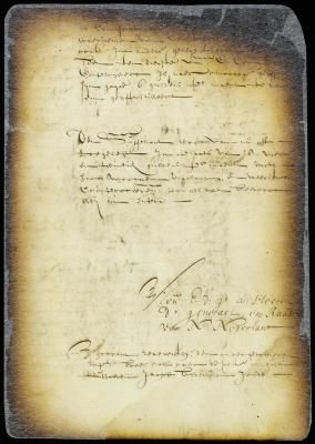 Petition of Walewyn van der Veen, attorney of Jacob Jansen Huys, for payment of costs