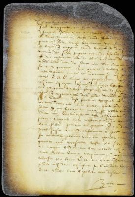 Letter from vice-director La Montagne and magistrates to director Stuyvesant