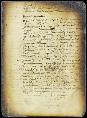 Interlocutory judgment in the case of Mattheus de Vos and Nicholas Booth