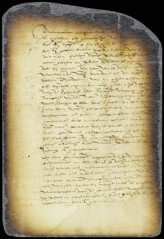 Petition for the foreclosure of a mortgage on the farm of Peter le Feber at the Waele Bocht