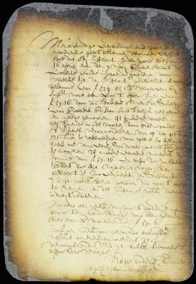 Petition of Warnaer Wessels to be credited with certain items