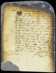 Letter from squire Hickes to director Stuyvesant