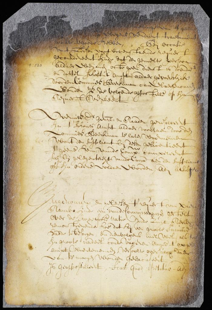 Order relieving Peter Rambo from the office of magistrate over the Swedes at the Delaware
