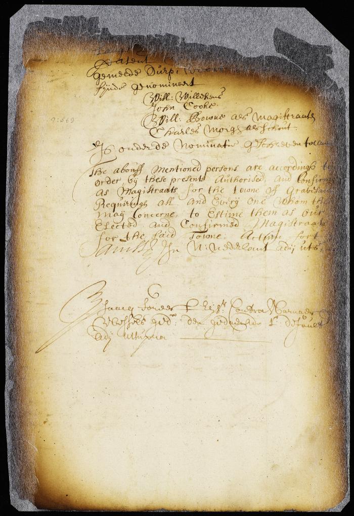 Appointment of magistrates for the town of Gravesend
