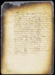 Pass for Abraham Staats, skipper, bearer of despatches to gov. Endicott