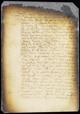 Petition of Thomas Wandel for a grant of a salt meadow at Mespath Kill