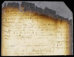 Invoice of David Jochemsen's goods with bond for payment of duties if not already paid
