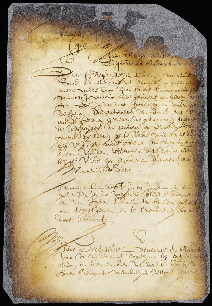 Complaint of the fiscal that the merchants make false entries of their goods