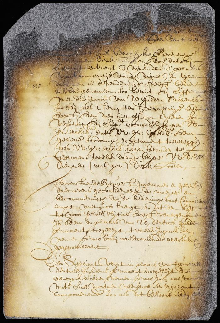 Petition of Dirck Looten for an increase of pay
