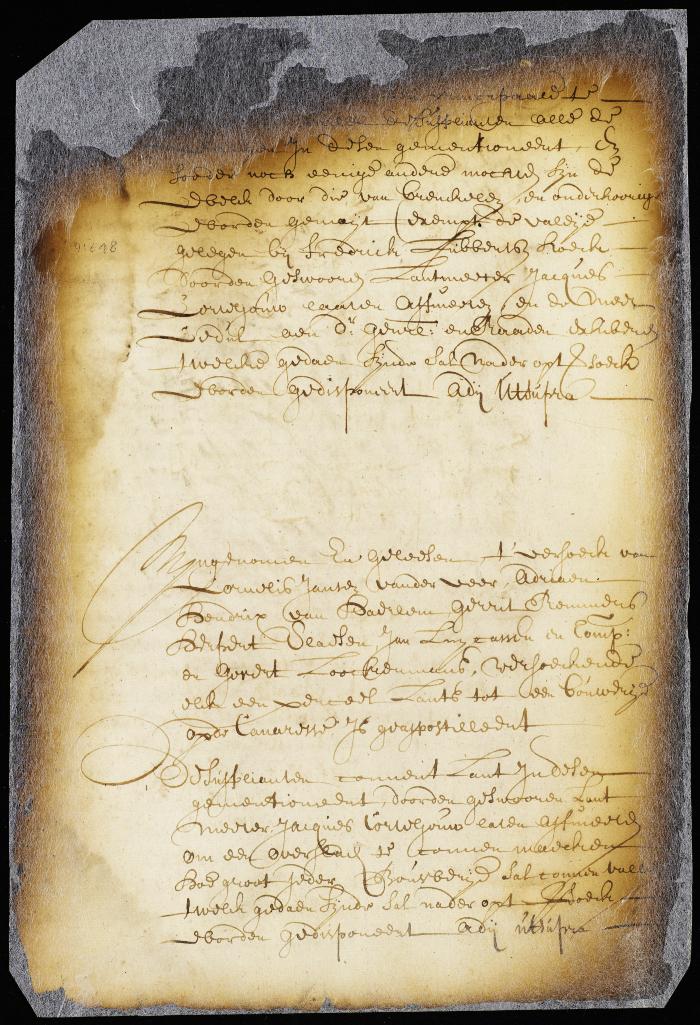 Order to survey valleys at the Red Hook, the Waalebocht, and beyond the third kill