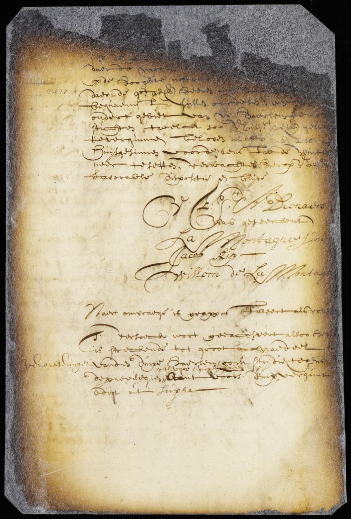 Petition of Johan la Montagne, jr. and other proprietors of Vredendal for leave to settle a hamlet of some families on the point of the flatland