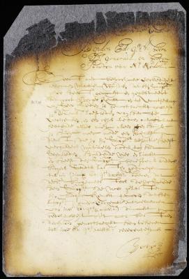 Remonstrance of Michael Jansen Muyden against an order of the burgomasters of New Amsterdam