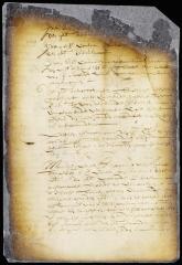 Proceedings in a suit of Johan de Decker against Margriet Hardenbroeck