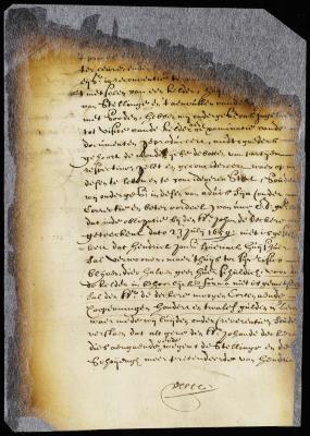 Report of arbitrators in the case of difference between Hendrick Jansen Spiering and Johan de Decker