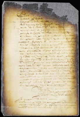 Petition of Gysbert op Dyck for leave to sell Gysberts island to the town of Gravesend
