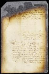 Petition of Brian Nuton for leave to resign his commission of captain-lieutenant and to return to Holland