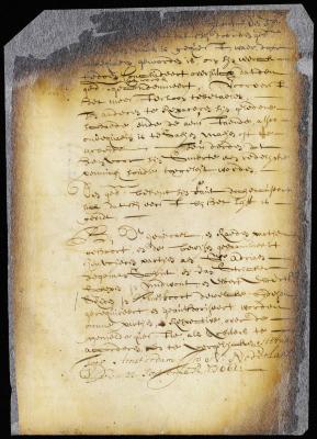 Action of damages by Jan van Cleef against Jan Tomassen