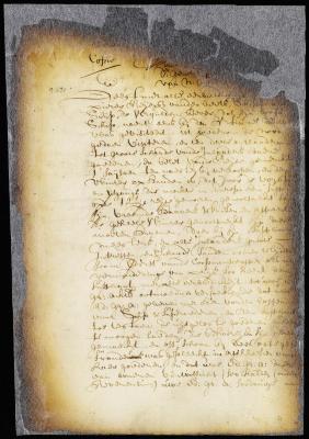 Petition of Peter Reyersen van der Beets, captain of the ship Gilded Beaver