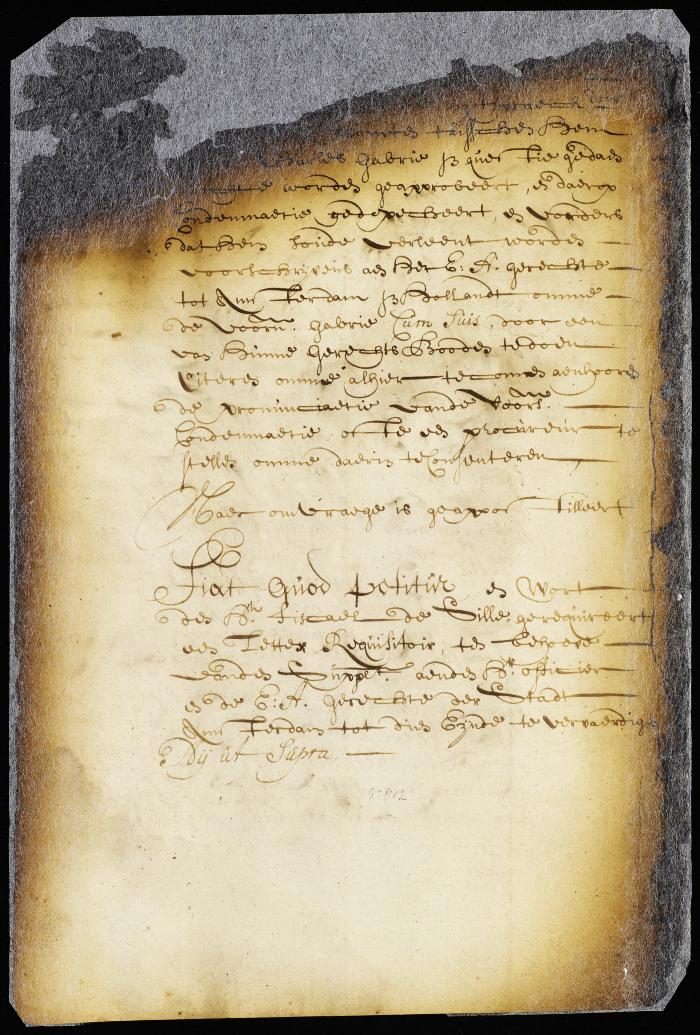 Order to the magistrates of Amsterdam at the suit of Augustine Heerman to summon Charles Gabry to appear at New Amsterdam