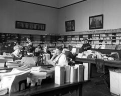 State Education Building. Room Where Regents Examination Question Papers Are Handled. Albany, N.Y. (1915)