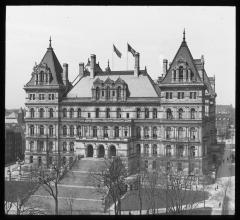 New York. Albany. Capitol: East Front from City Hall