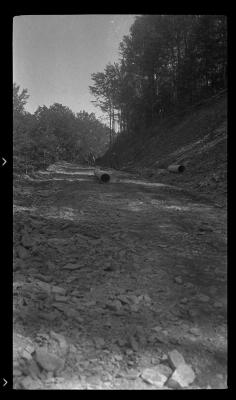 Construction of truck trail by CCC, Cortland County