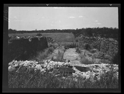 Remains of old barn, Centerville, N.Y.