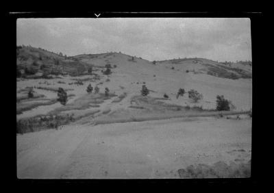 Hillside in need of erosion control, Lewis County