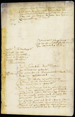 Actions: Jochem the baker vs. the secretary of Renselaerswyck; the sheriff vs. Meuwes Hoogenboom, Gysbert Van Loon, and others; the sheriff vs. Claes Ripsen, Arent Vanderberg, and others; rev. Gideon Schaets vs. Cornelis Teunissen Bosch and wife