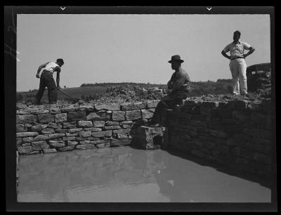 Waterhole construction, Centerville, N.Y.