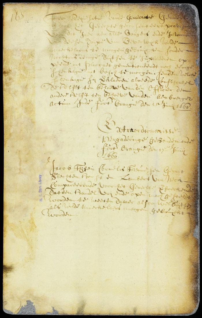 Minute of the presentation of a petition that the indigenous trade may be free, and that Dutch as well as indigenous brokers may be employed