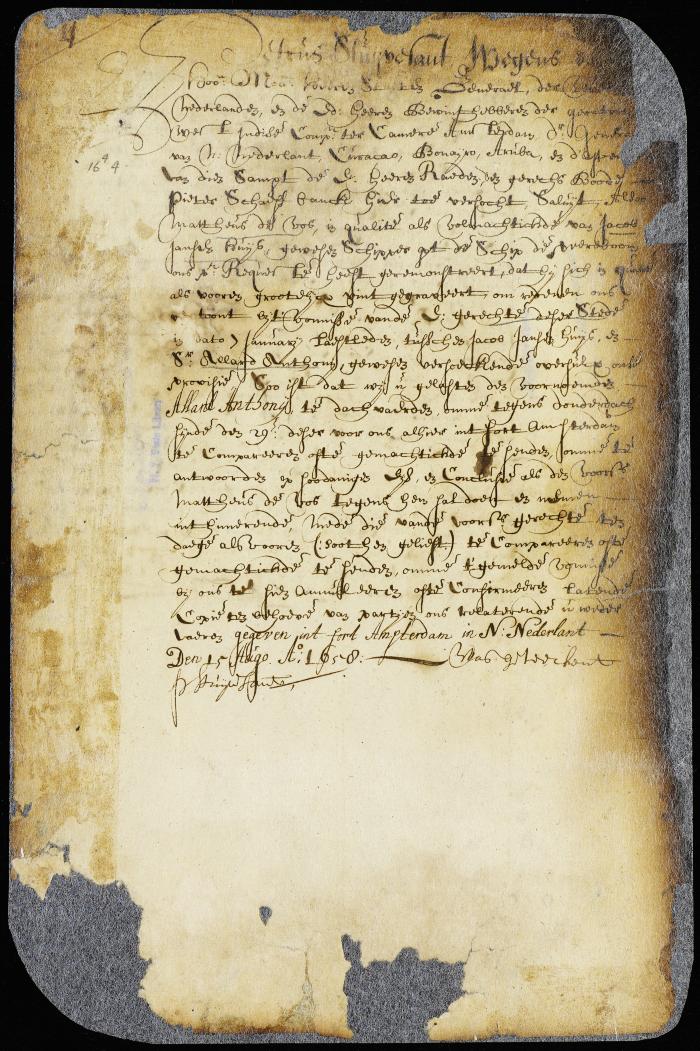 Appeal of Jacob Jansen Buys of a judgment of the court of New Amsterdam in favor of Allard Anthony