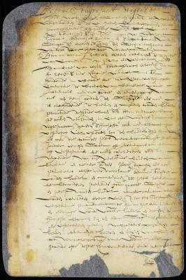 Writ of injunction against Alexander D'Hinoyossa not to molest Cornelis van Gezel and ordering him to deliver up all of Jacob Alrich's papers