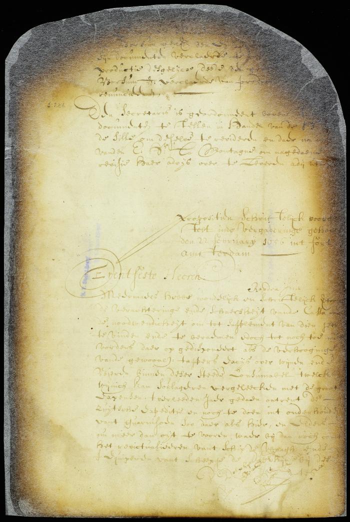 Proceedings in the case of the farmer of the excise vs. Egbert van Borsum for violation of the excise laws