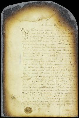 Petition of Nicolas Barnard to take goods on board The Flower of Gelder belonging to Jacques la Moth