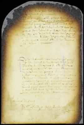 Order granting lots in New Amsterdam to Claes Jansen and two others
