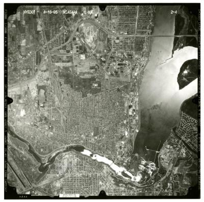 Aerial photograph of Niagara Falls USGS quadrangle