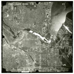 Aerial photograph of Niagara Falls USGS quadrangle