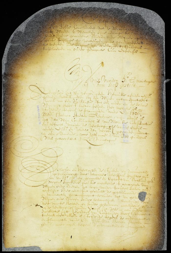 Order on the foregoing suit between Warnaer Wessels and Egbert van Borsum