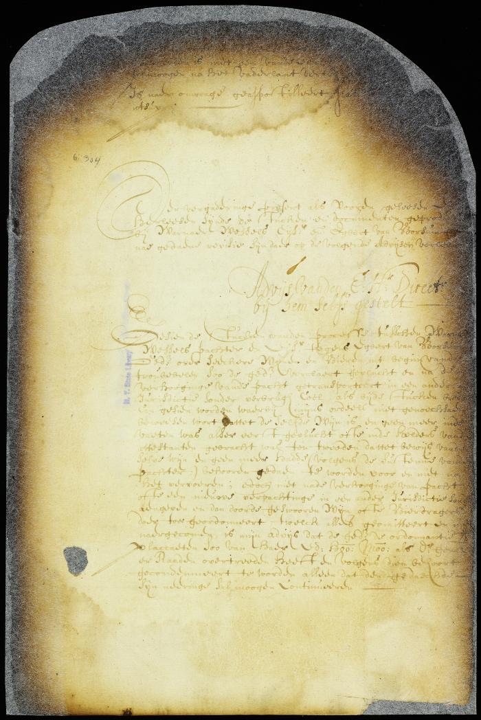 Recommendations on the suit between Warnaer Wessels and Egbert van Borsum